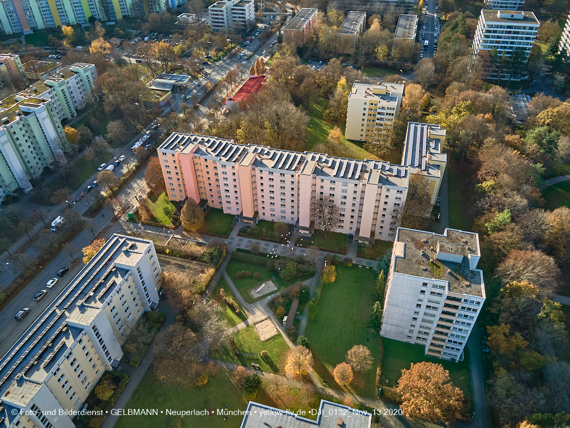 13.11.2020 - der Ostpark mit See und Biergarten in Neuperlach